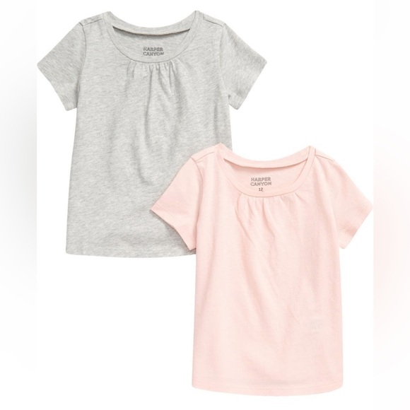 Harper Canyon Short Sleeve T-shirt Pack of 2 - Picture 1 of 2